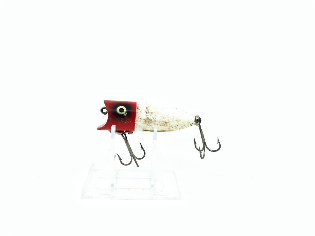Heddon Baby Lucky 13 RH White/Red Head Color
