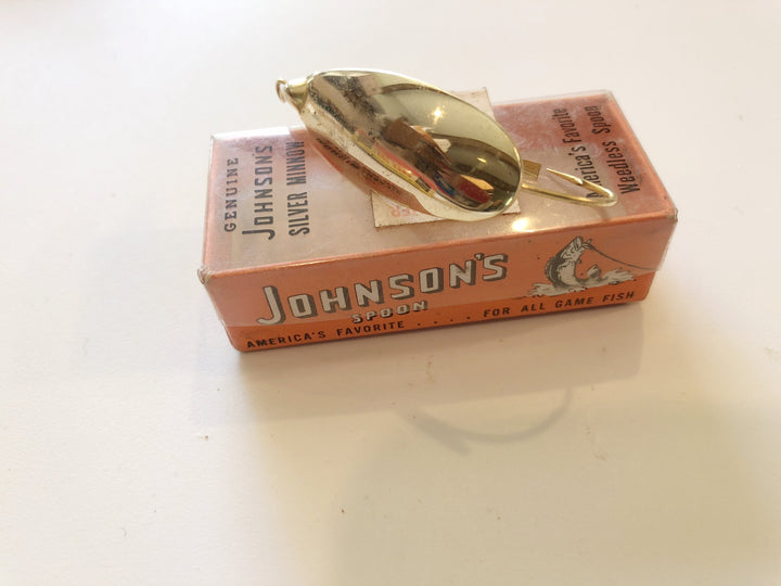 Johnson Gold Minnow Spoon No. 10305 New in Box