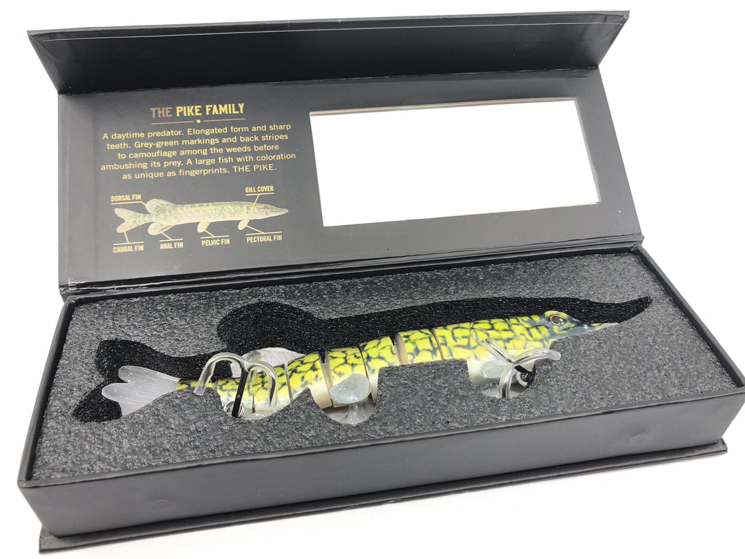 Mother Nature Lure Life Like Swimbait Chain Pickerel Color New in Box-Discontinued