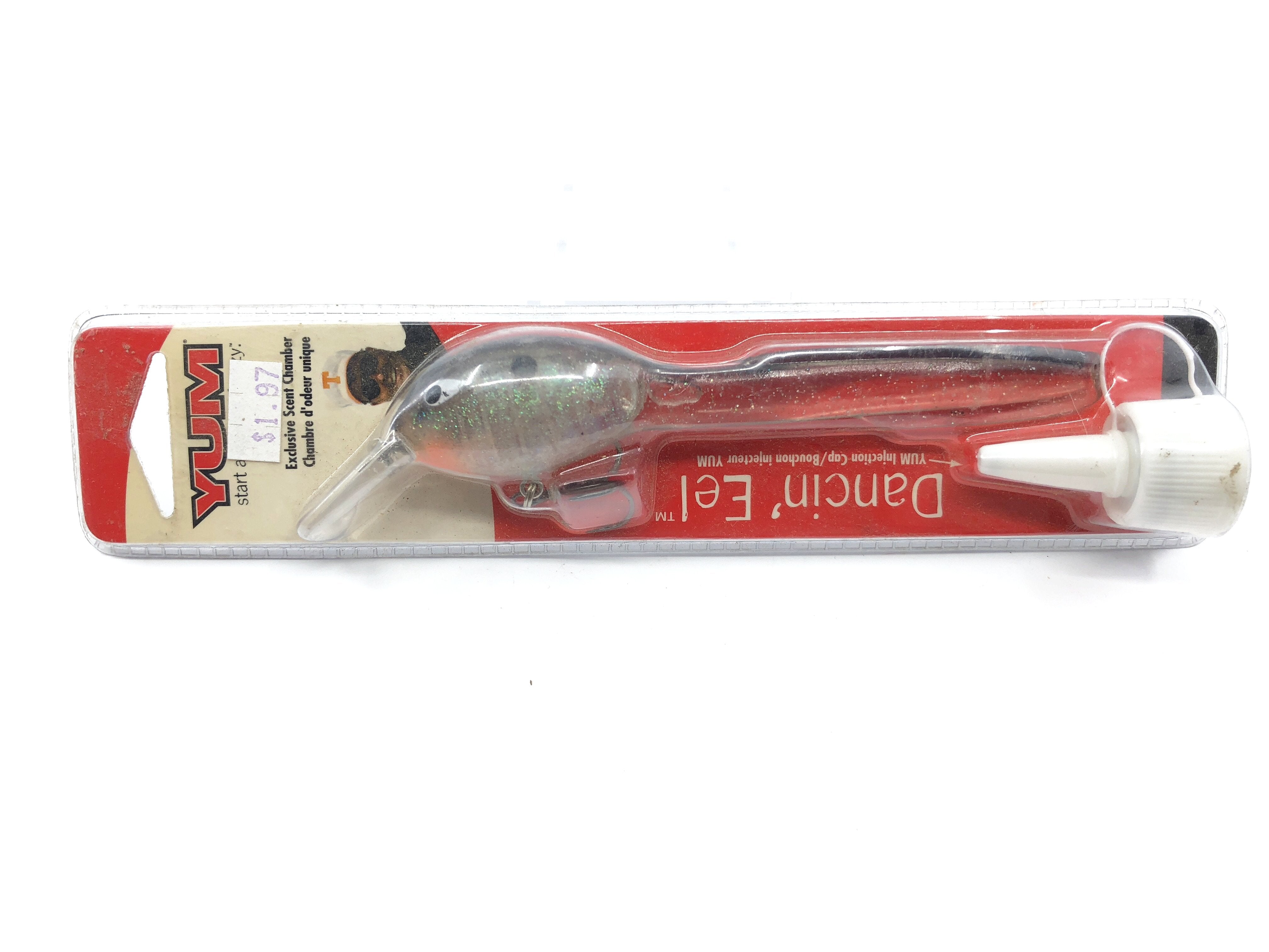 dancing eel fishing lure YUM Dancin' Eel Dancin' Shad Color New on Card – My Bait Shop, LLC