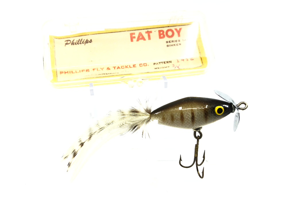 fat boys fishing lures Phillips Fat Boy Lure Feathered Tail with Box – My Bait Shop, LLC