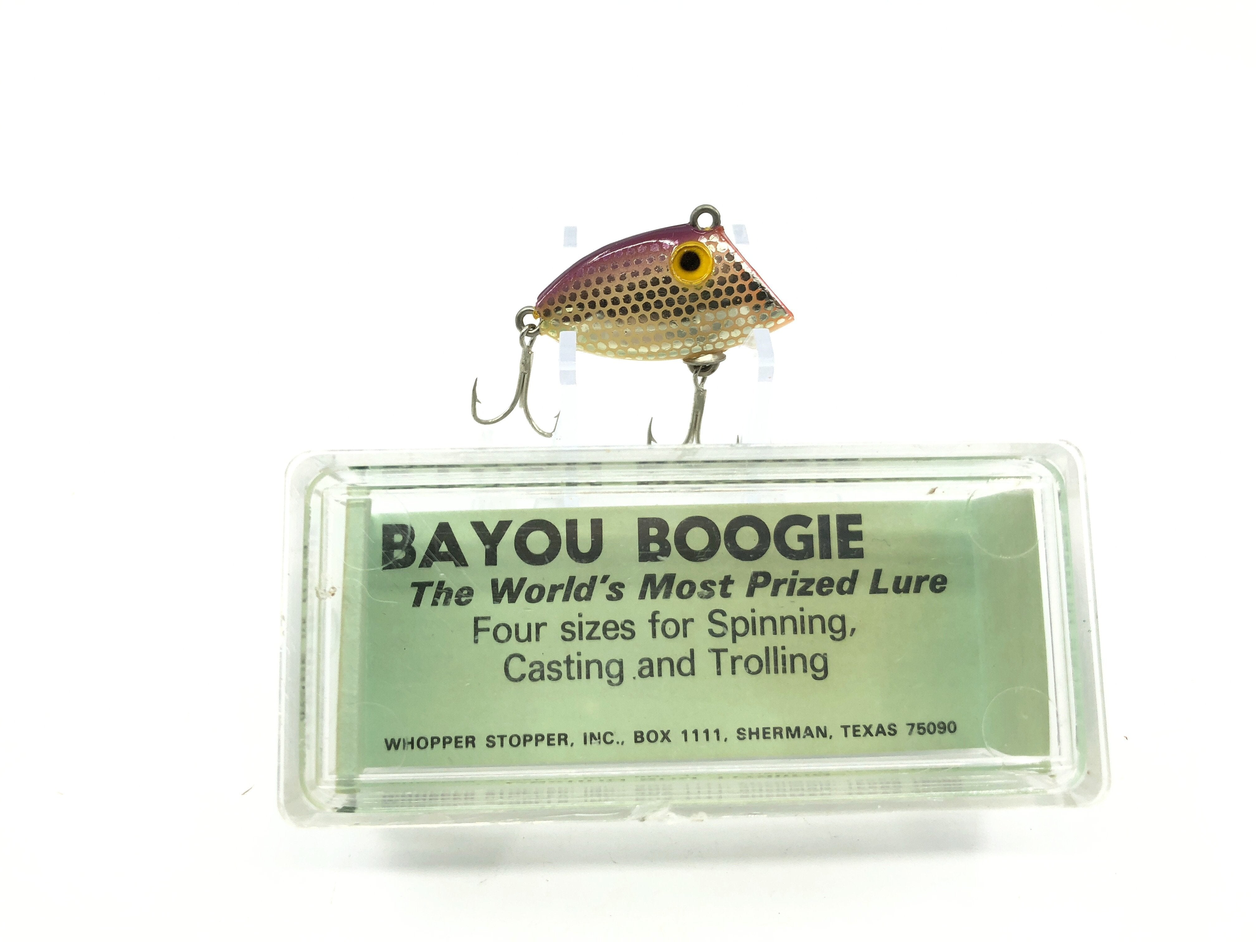 Leurre De Pêche Vintage Whopper Stopper Par Bayou Boogie - Crankbait Original