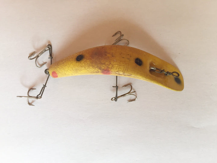 Helin Flatfish Yellow with Red and Black Spots