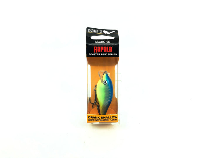 Rapala Scatter Rap SCRC-5 CRSD Caribbean Shad Color Lure New in Box