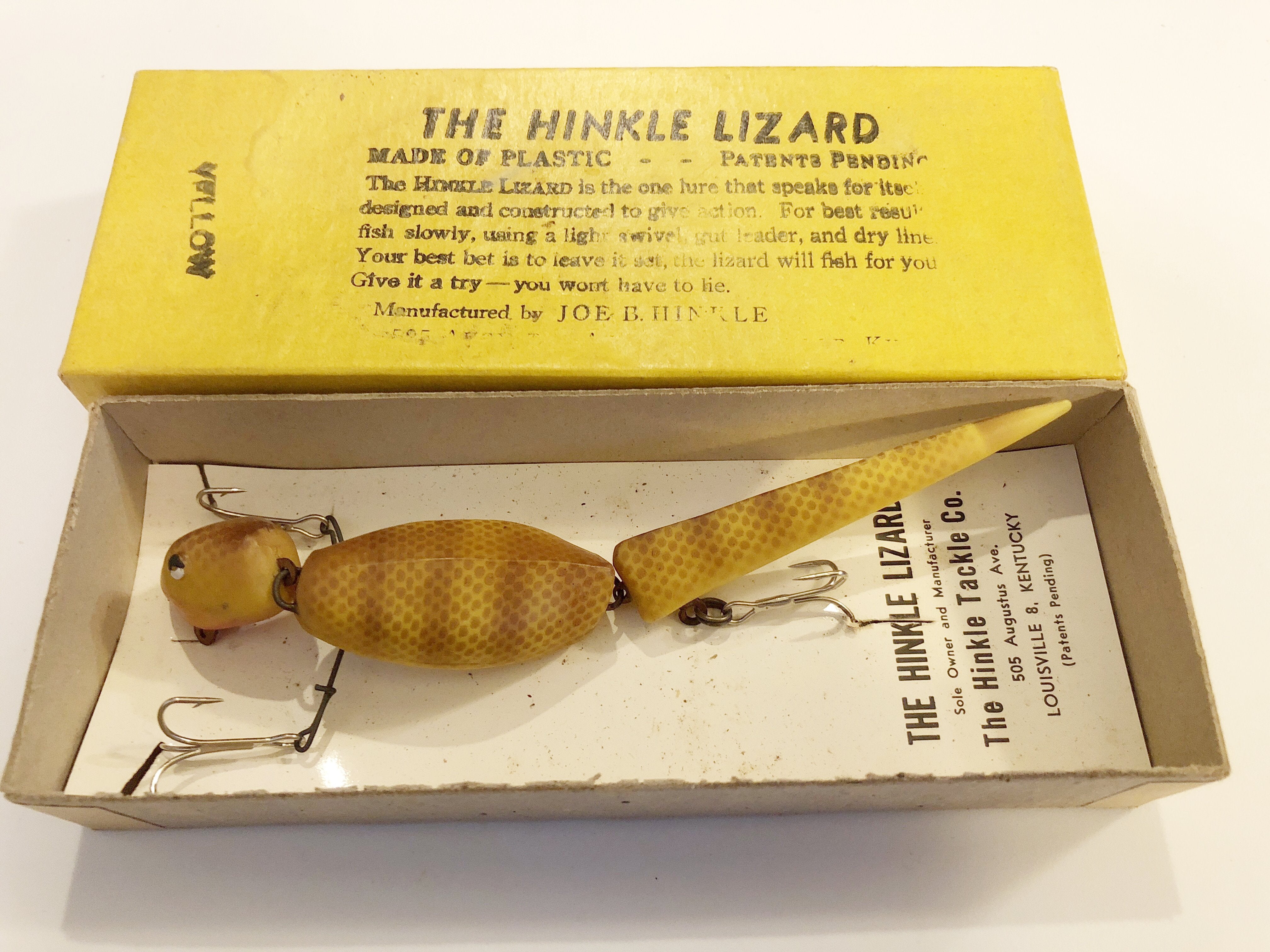 Hinkle Lizard Lizard Fishing Tackle レア☆オールドルアー Hetzel