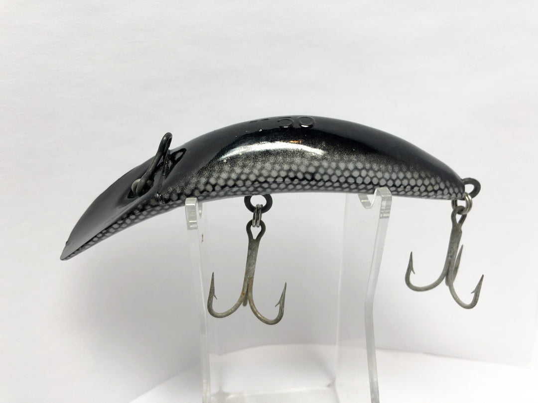 Helin T50 Flatfish Lure in Black Scale Pattern