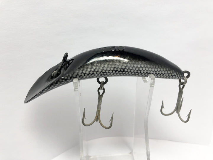 Helin T50 Flatfish Lure in Black Scale Pattern
