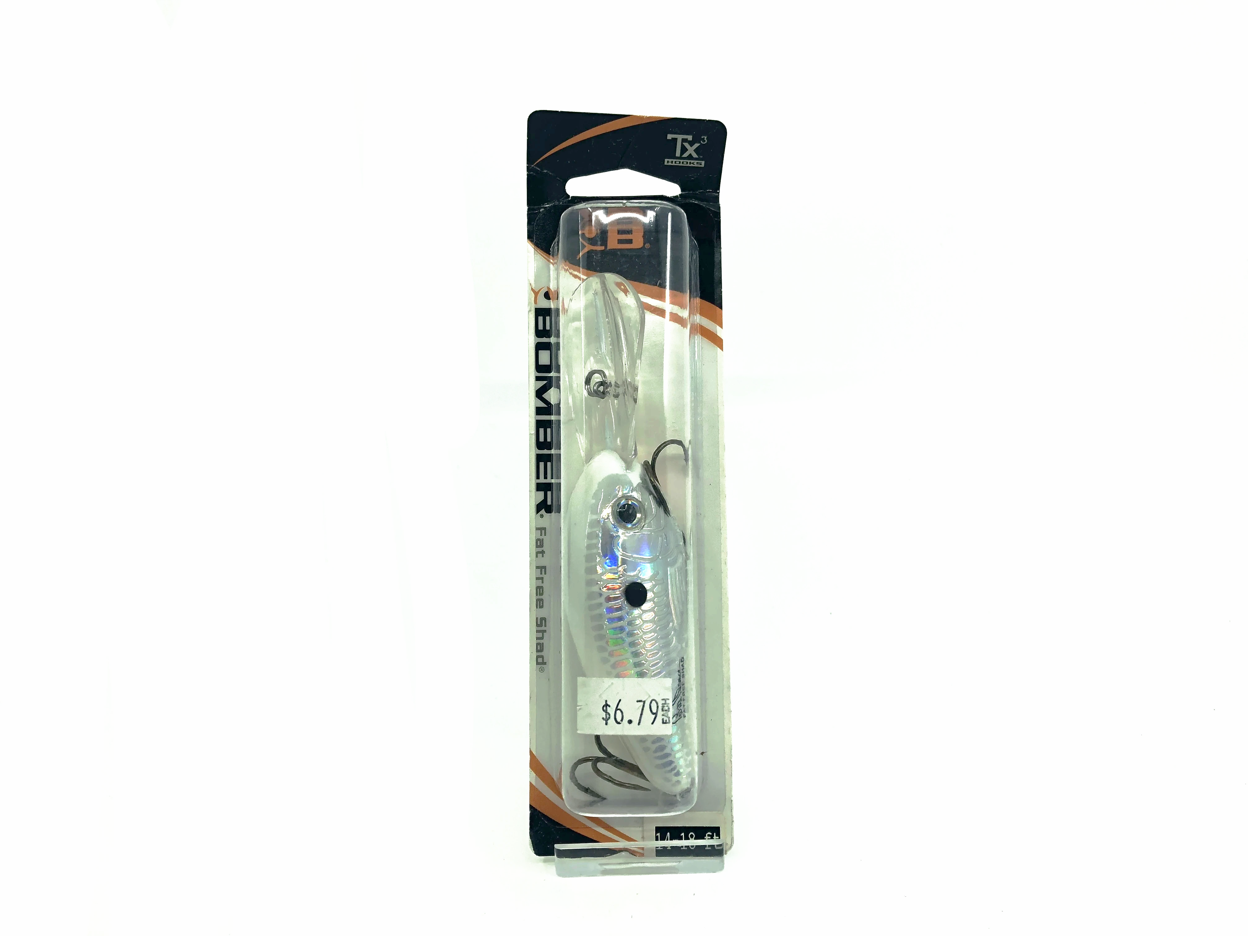 Leurre Bill Dance Excalibur Fat Free Shad - Perle Verte Rainbow Shad