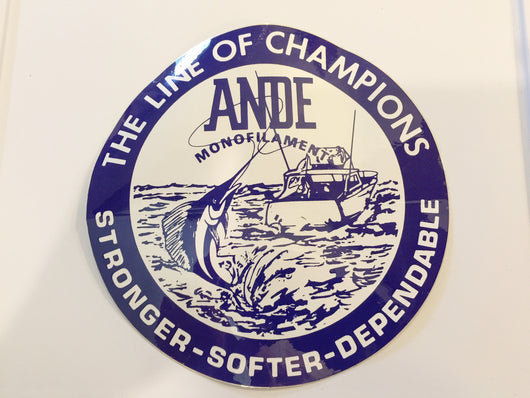 Ande Monofilament Sticker / Decal