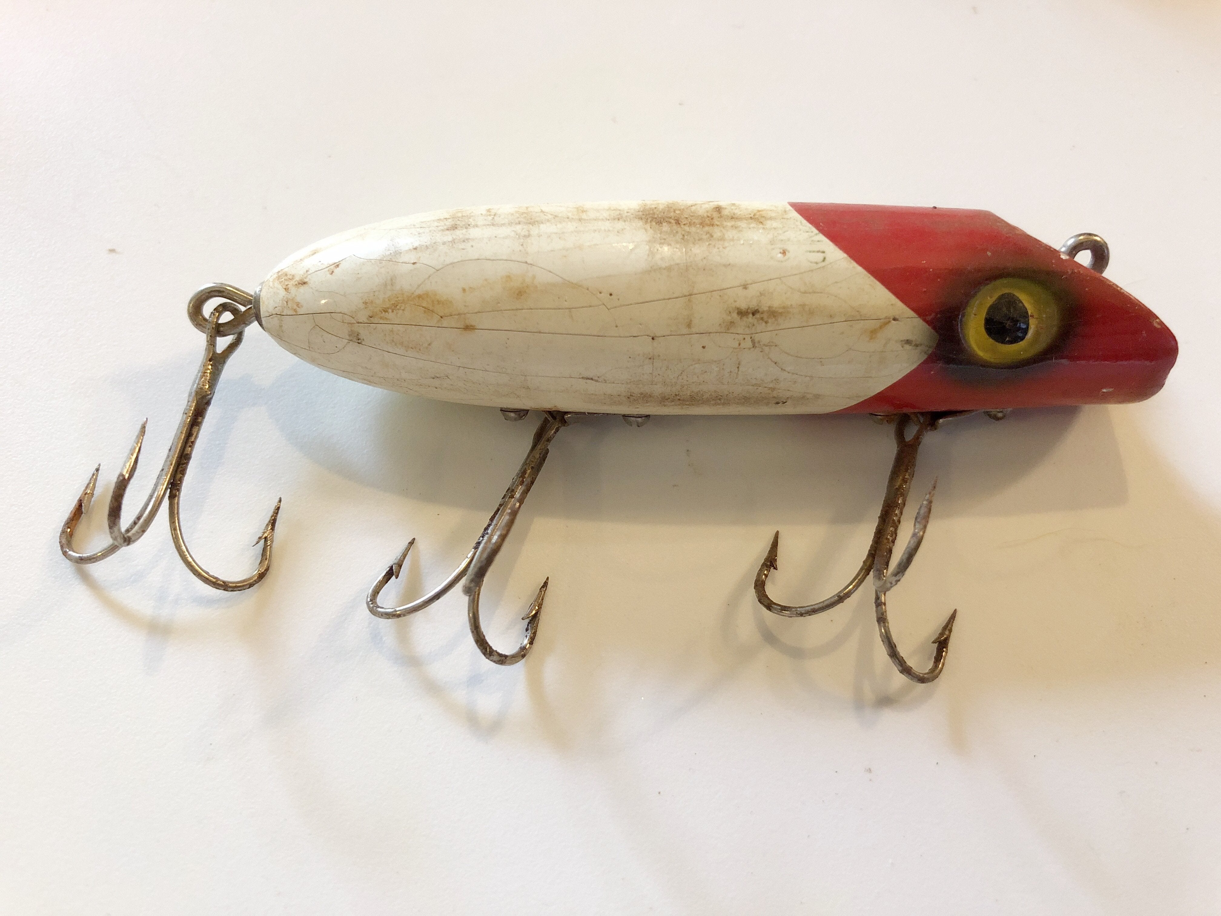 South Bend Bass Oreno Pressed Eye Red and White – My Bait Shop, LLC