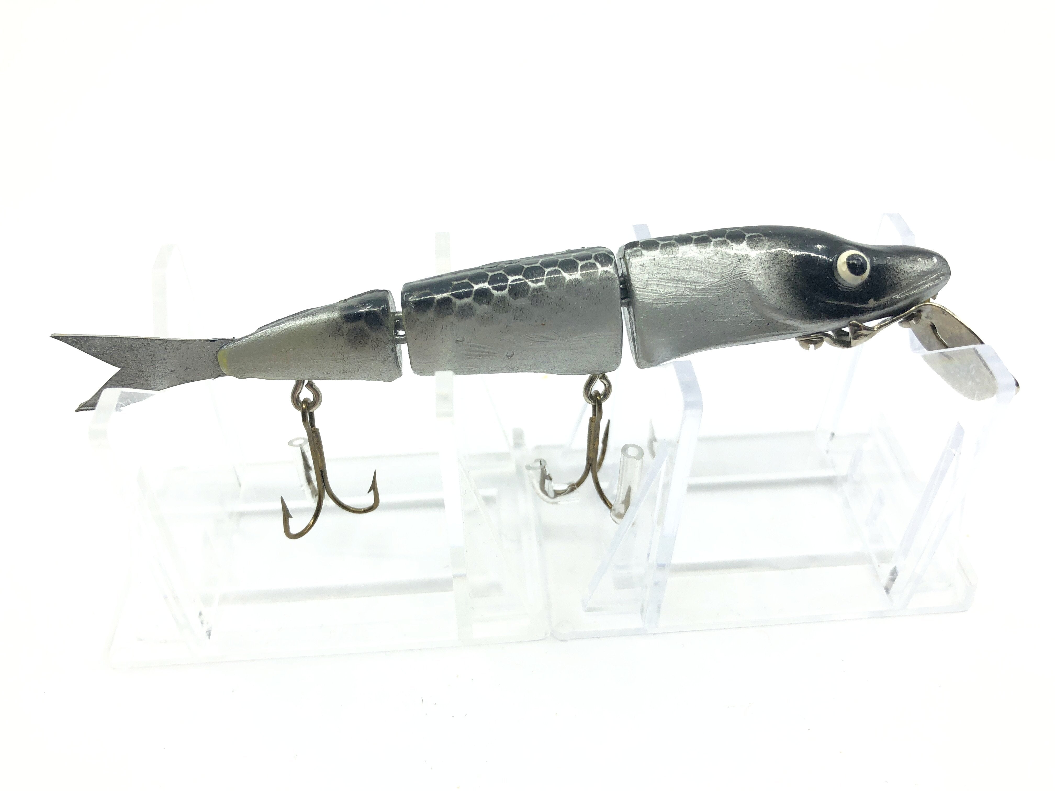 Bud Stewart / Rat Man Type Hammer Handle Minnow Silver Musky Color
