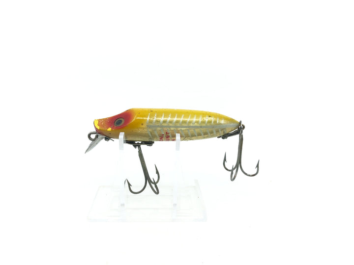 Heddon River Runt Spook Floater 9400 XRY Yellow Shore Minnow Color (1st Gen/Red Writing)