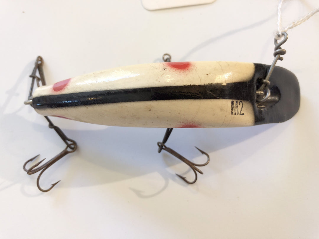 Helin Flatfish M2 White with Red Spots Black Back