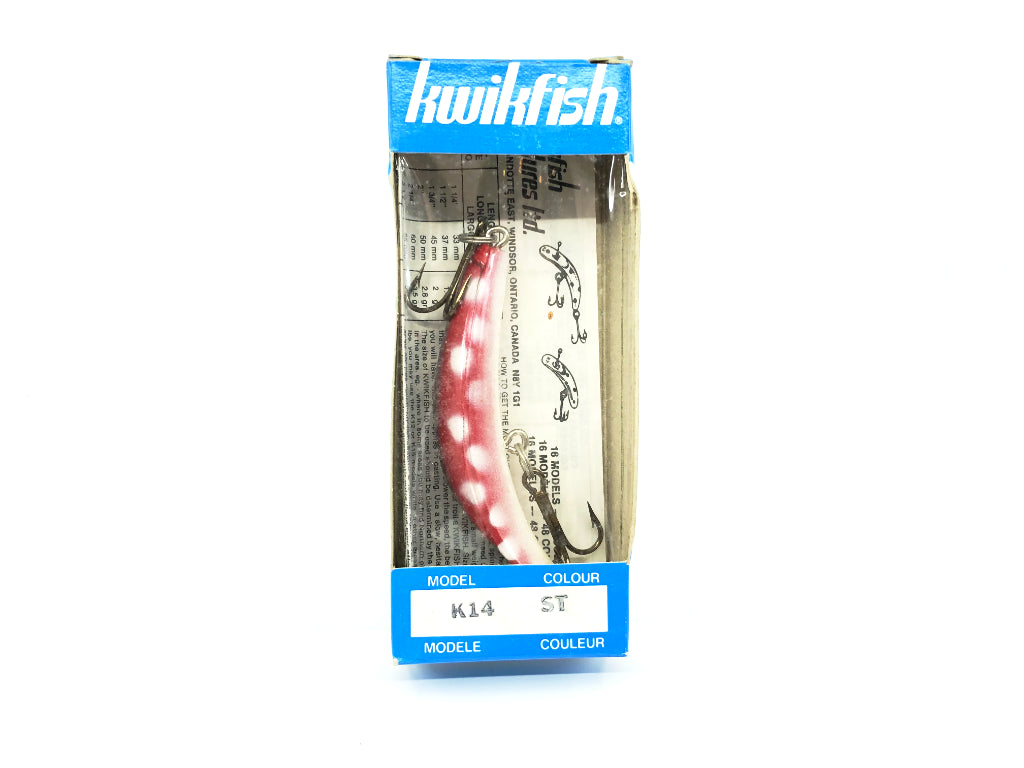 Kwikfish K14 ST Strawberry Color New in Box Old Stock – My Bait Shop, LLC