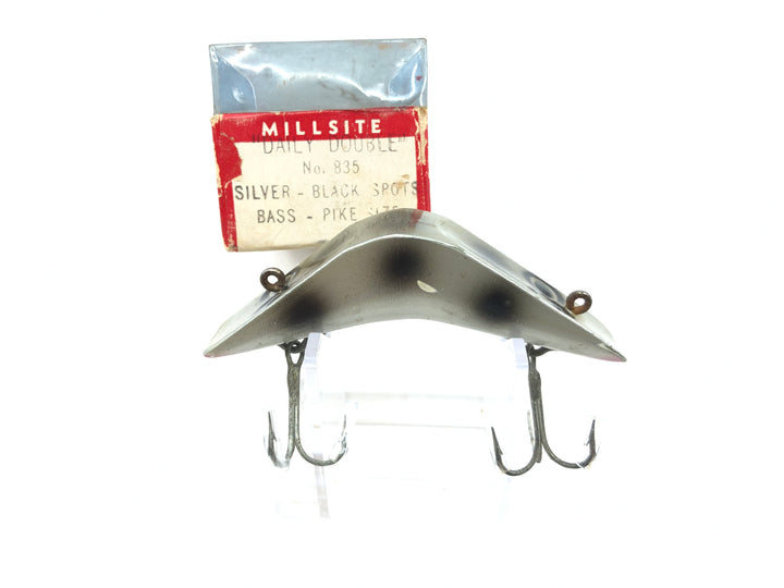 Millsite Daily Double Silver Black Spots Color 835 with Box