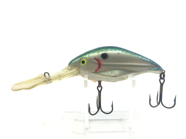 Luhr Jensen Hot Lips Silver with Green Back