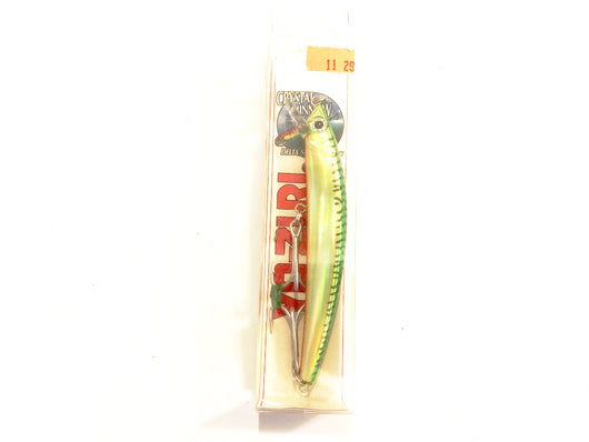 Yo-Zuri Crystal Minnow R468HT New on Card Green Tiger