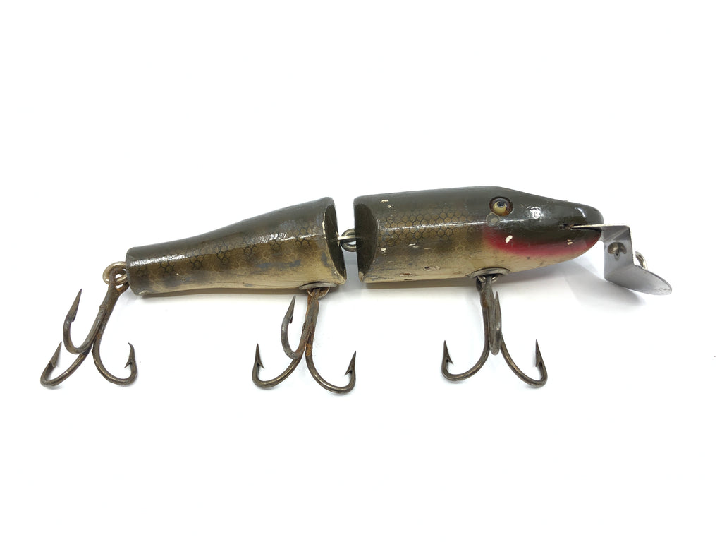 Creek Chub 2600 Jointed Pikie Minnow in Pikie Color Wooden Lure Glass – My  Bait Shop, LLC
