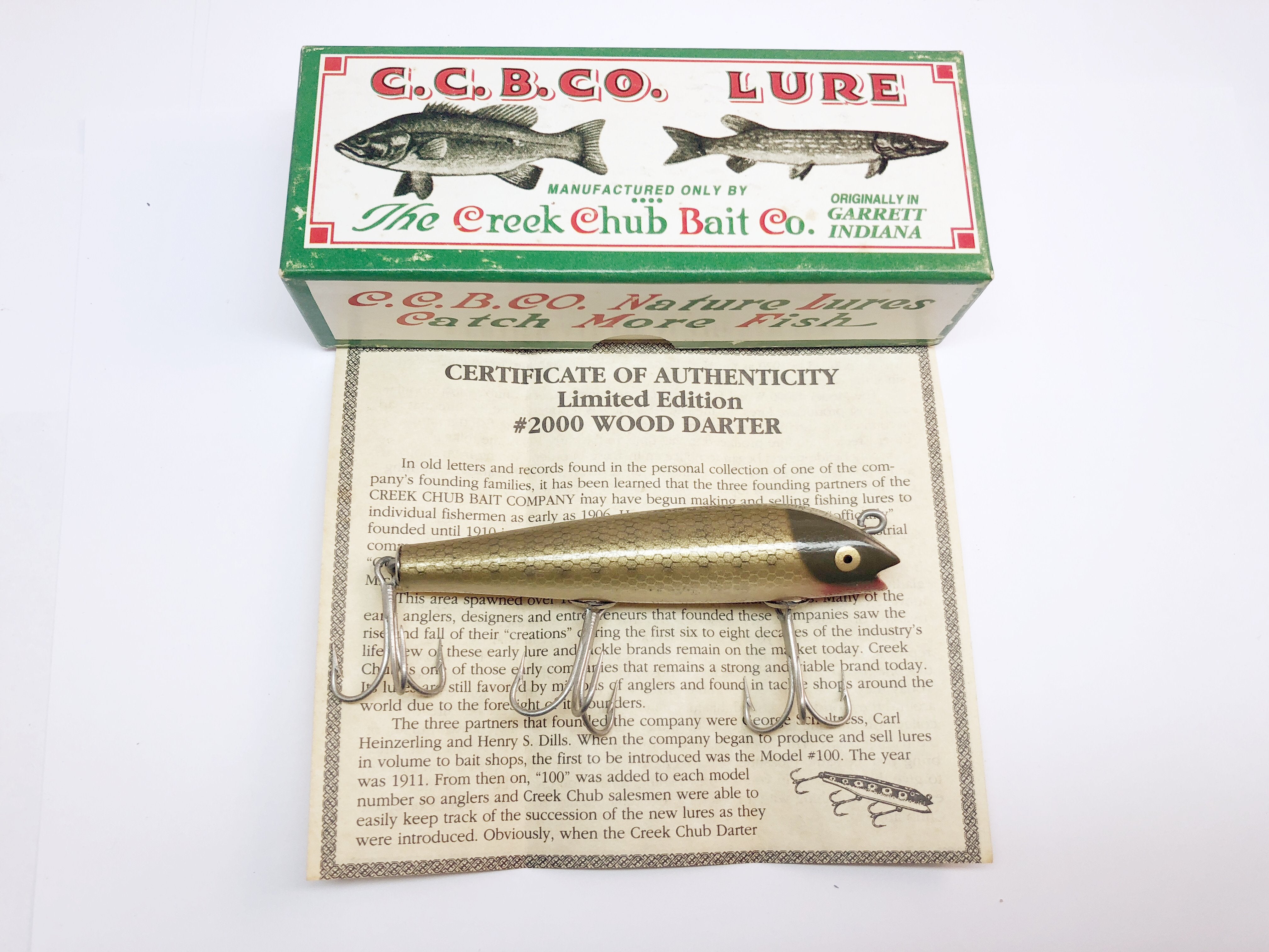 creek chub darter fishing lure Vintage Fireplug Jointed 4932 For Sale Vintage Creek Chub Yellow Spotted