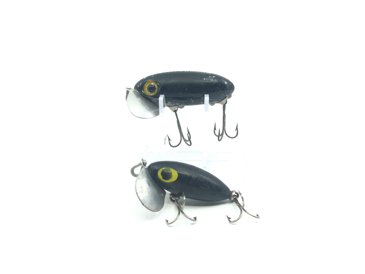 One Arbogast Jitterbug an One Unmarked Jitterbug Look Alike in Black Color