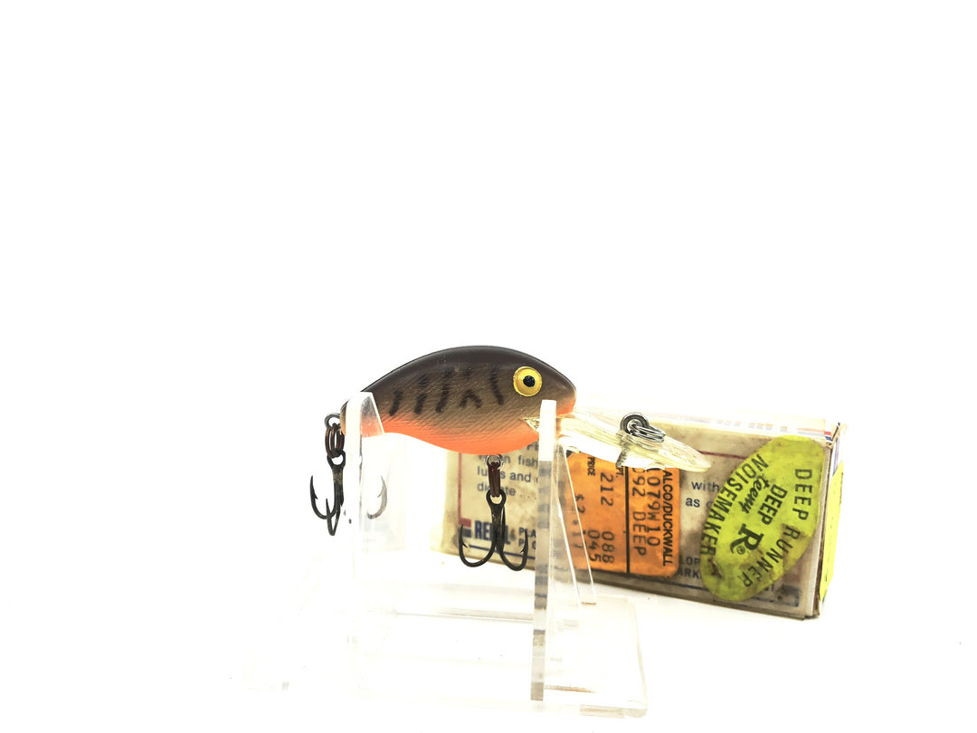 Rebel Deep Teeny-R Noisemaker Model Brown Crawfish Color in Box
