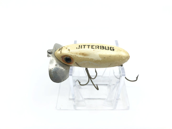 Arbogast Jitterbug in White / Luminous Color