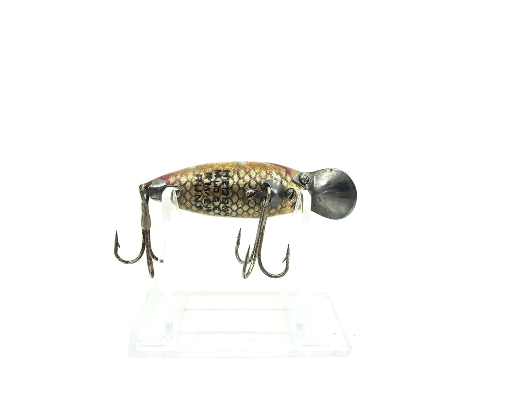 Heddon Midget River Runt Fish Flash 9010FF-GR Gold Reflector Red Scale