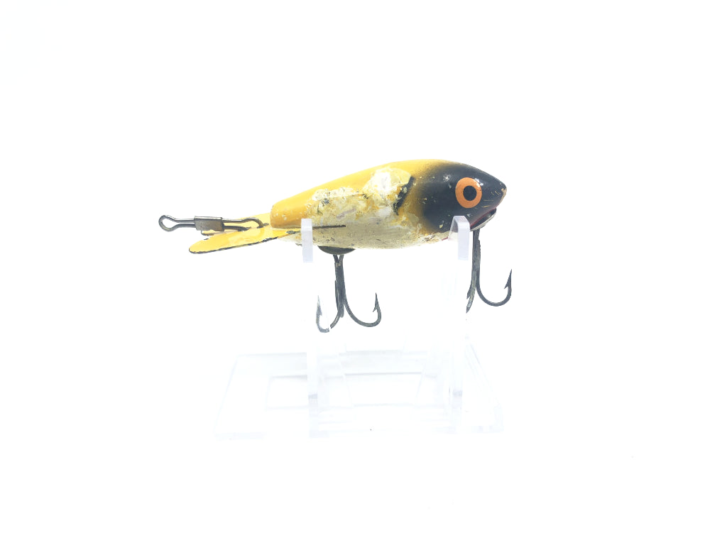 Wooden Bomber Deep Runner Yellow with Black Ribs