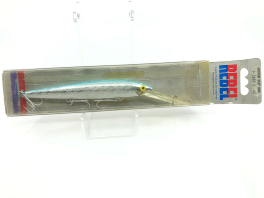 Rebel Spoonbill Minnow Aqua Blue and Silver D-3003 S A6 New on Card
