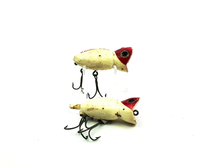 Vintage Hula Popper Combo, Red/White Color