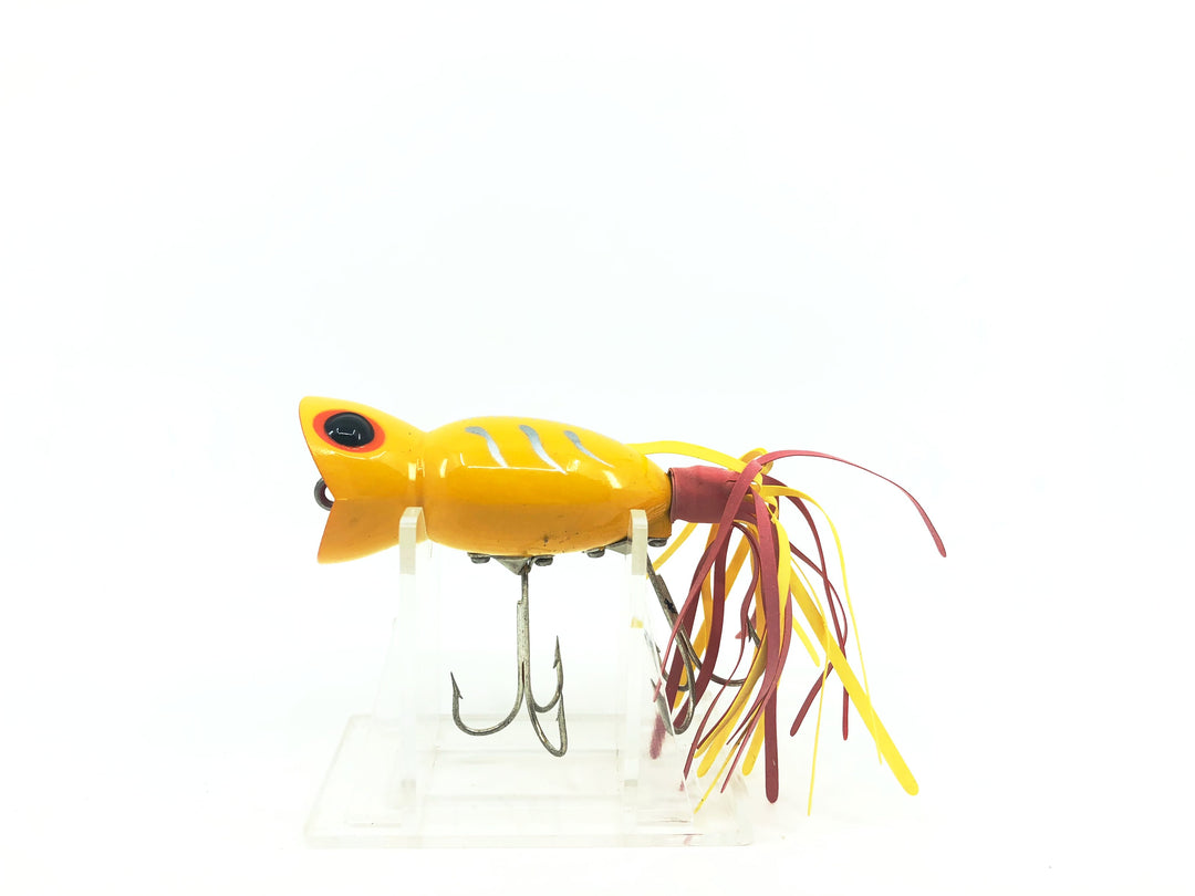 Arbogast Hula Popper Yellow Color