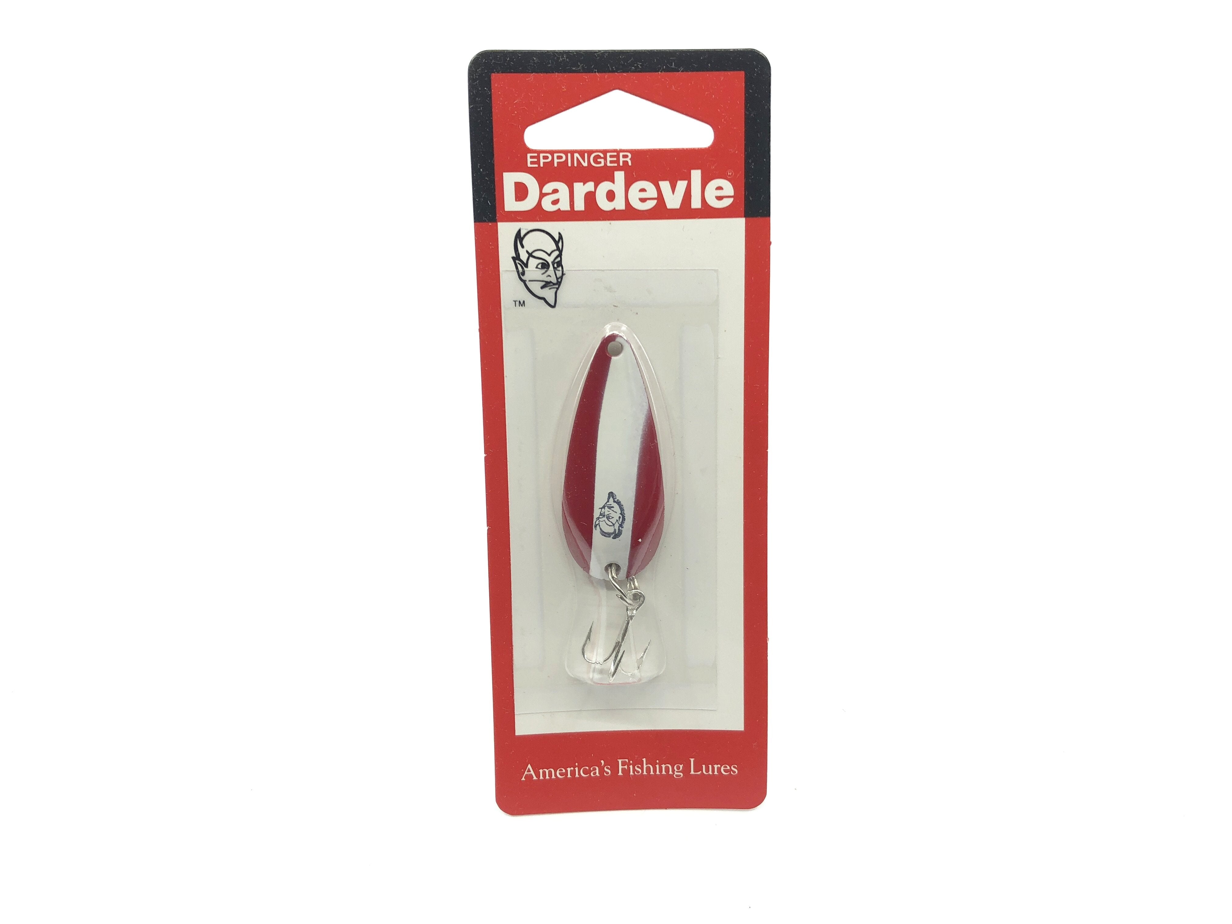 eppinger dardevle fishing lure Eppinger Dardevle Spinnie 1/4 oz 916 Nickel Back Color 16 Red Devle Ne – My  Bait Shop, LLC