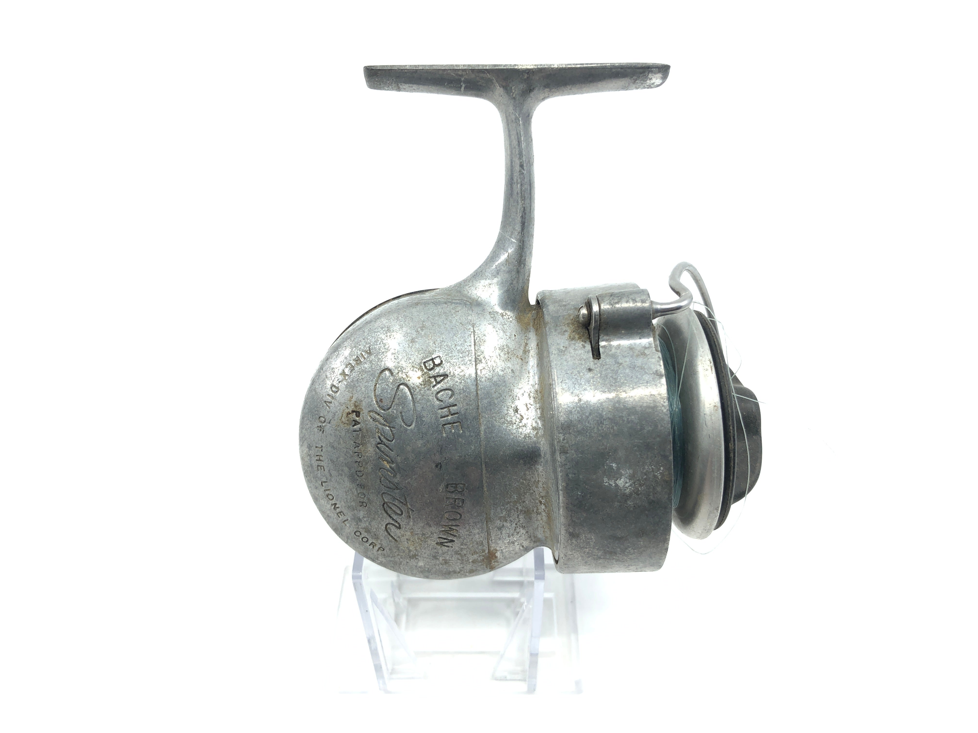 bache brown spinster fishing reel Bache Brown Spinster Reel Black Half Body – My Bait Shop, LLC