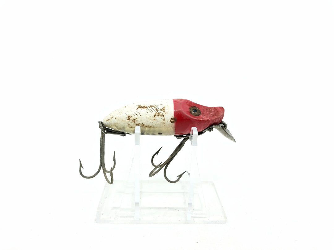 Heddon River Runt Spook Sinker 9110 RH Red Head White Body Color