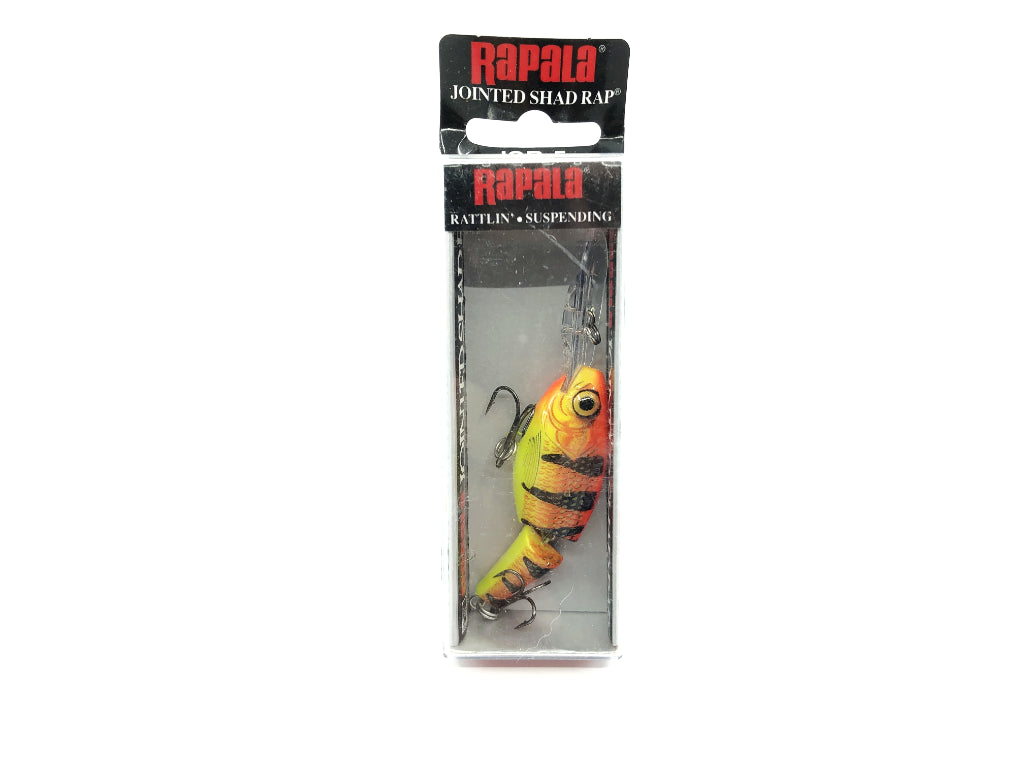 Rapala Jointed Shad Rap JSR-5 HTP Hot Perch Color New in Box Old