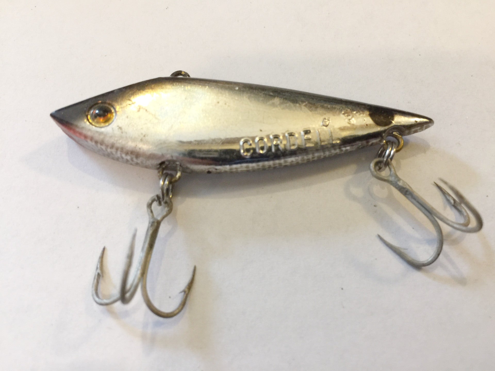 Leurre De Pêche Vintage Cordell Ratt'l Spot Minnow – 4,25 Pouces, Chrome/bleu, 3/4 Oz