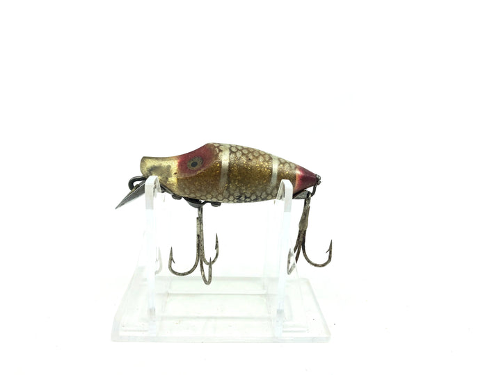 Heddon Midget River Runt Fish Flash 9010FF-GR Gold Reflector Red Scale