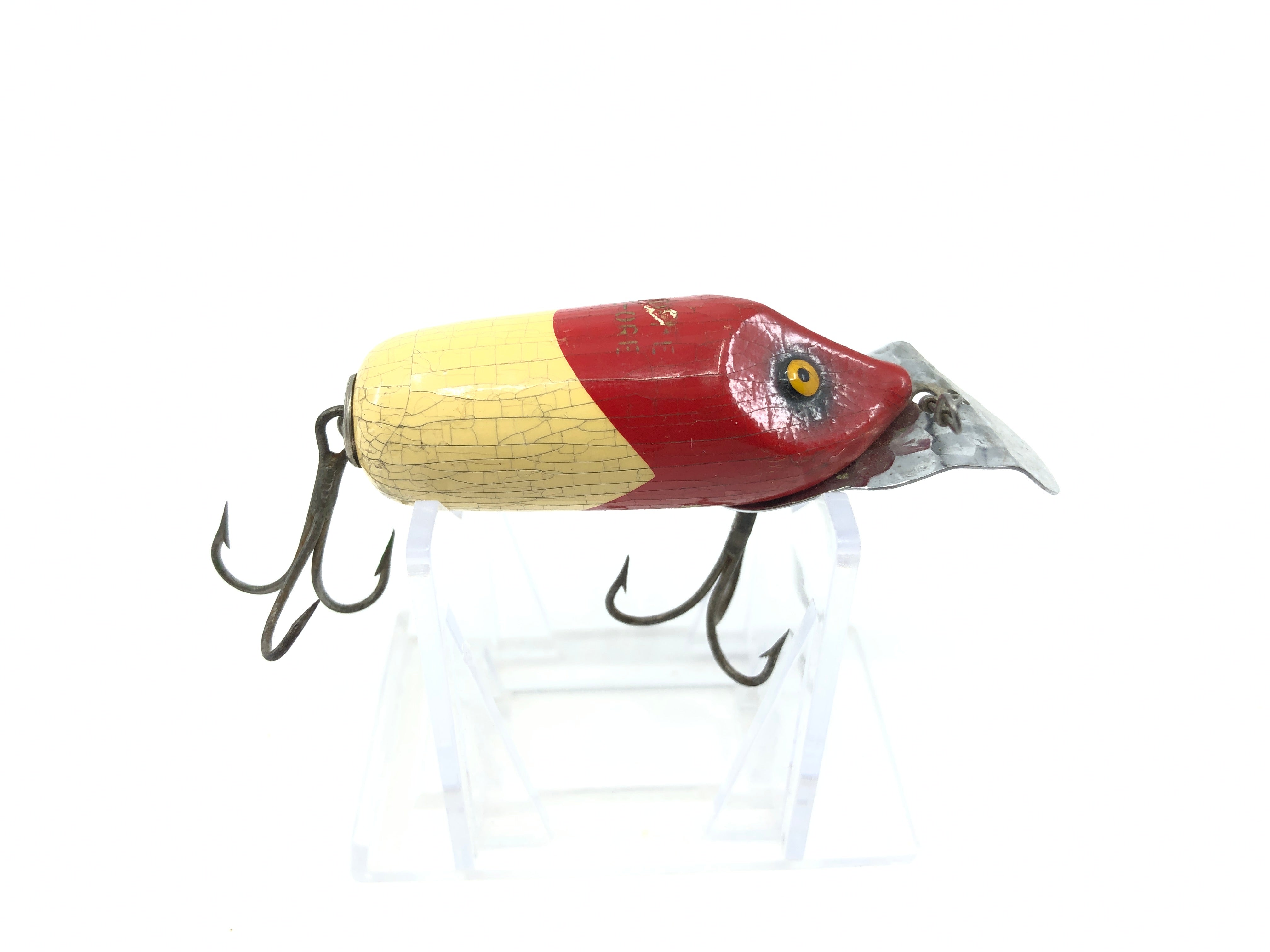 diveoreno fishing lure South Bend Dive Oreno Red and White
