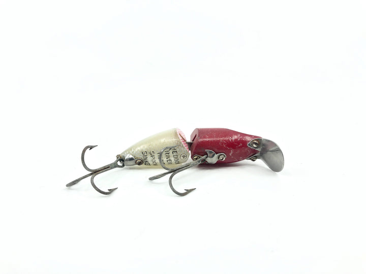 Heddon Jointed River Runt Spook Sinker RH Red Head White Body Color