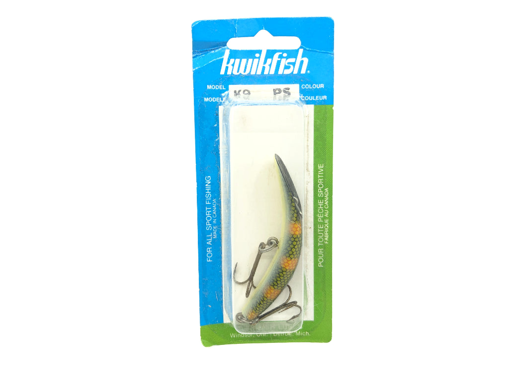 Kwikfish K9 PS Perch Scale Color New on Card Old Stock – My Bait Shop, LLC