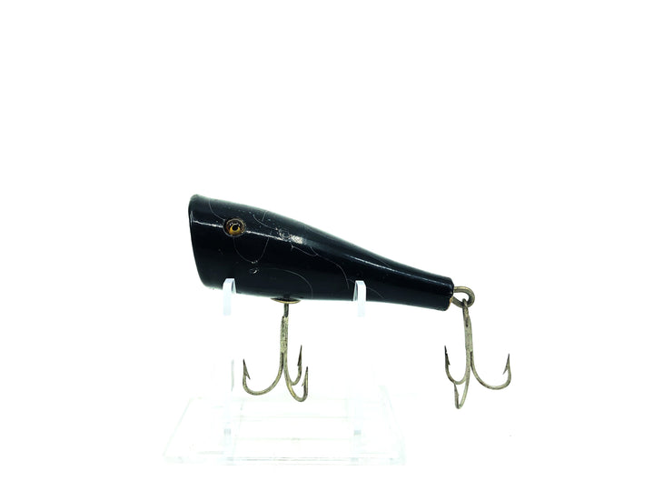 Wooden Glass Eye Plunker Lure Black Color