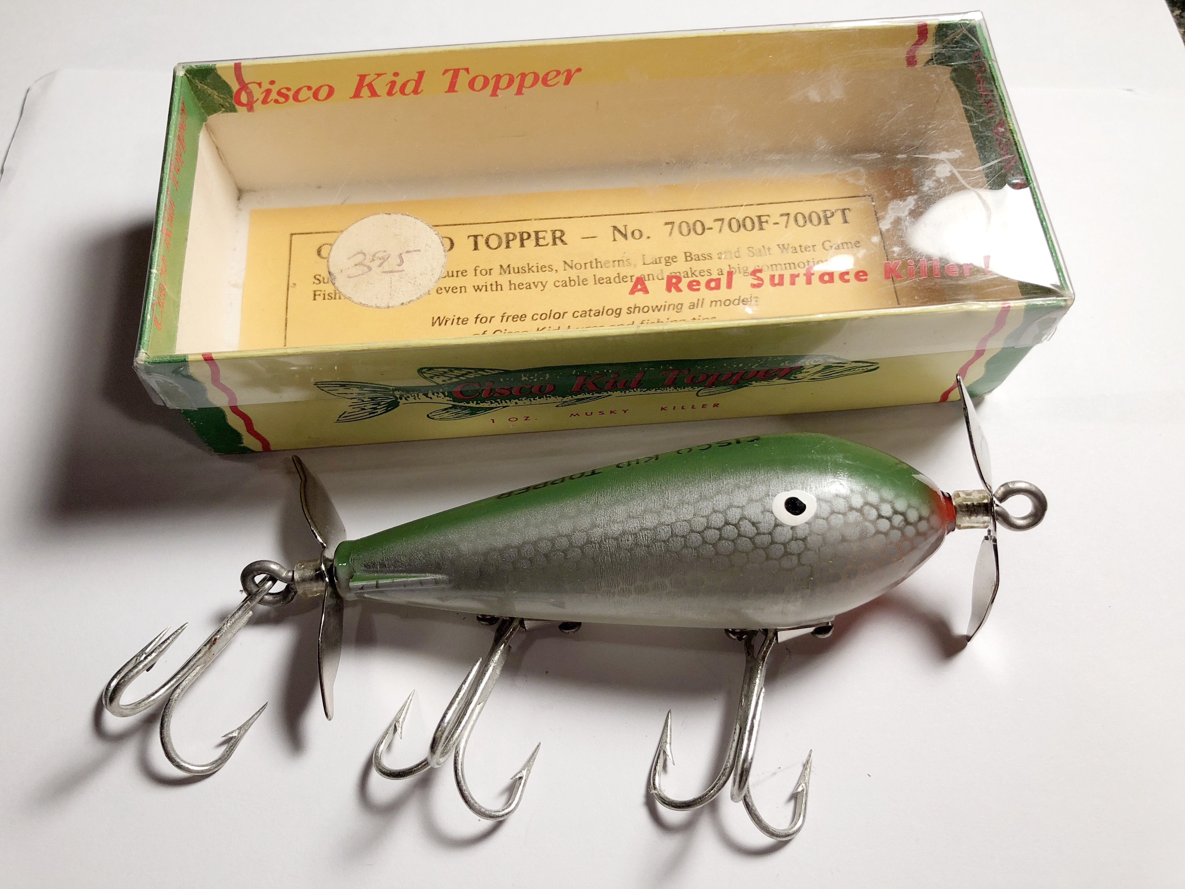 cisco fishing lures musky Cisco Kid Topper 1 oz. Musky Killer Green Back Silver Scale Type Color – My Bait Shop, LLC