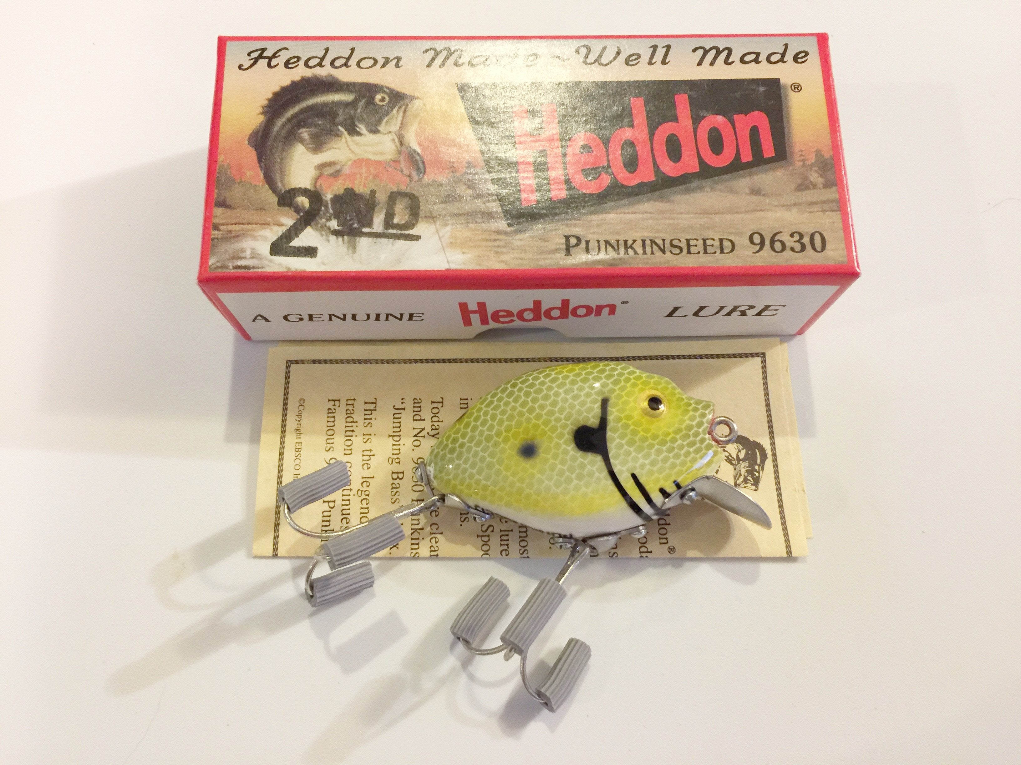 ebsco fishing lures Heddon 9630 2nd Punkinseed J Frog Scale Shore Color New in Box – My Bait  Shop, LLC