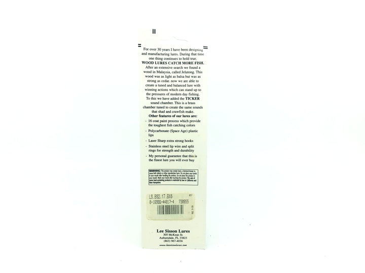 Lee Sisson BS2 Chartreuse/Blue Back Color New on Card