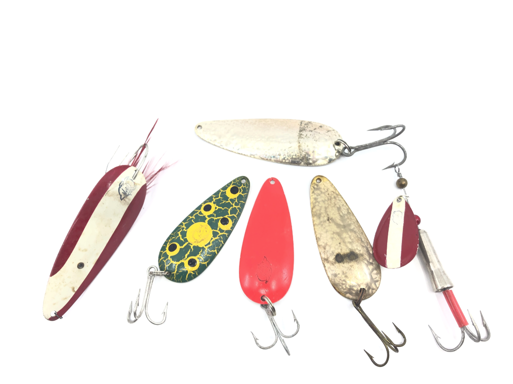 collectible fishing lures for sale dardevle Vintage Dardevle and Dardevlet Spoon/Spinner Pack – My Bait Shop, LLC