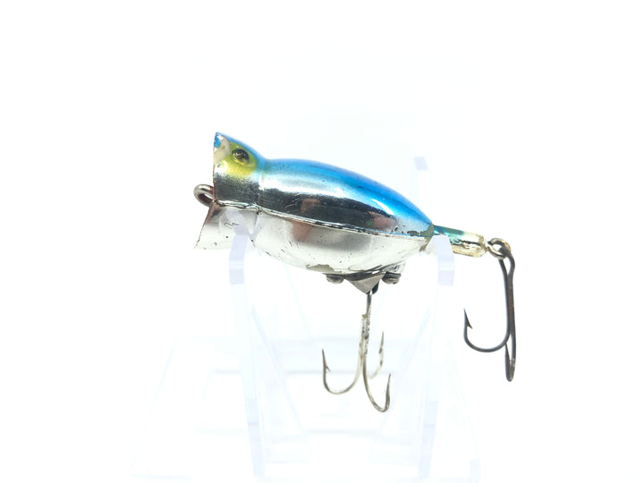 Arbogast Hula Popper Blue and Chrome Tougher Color
