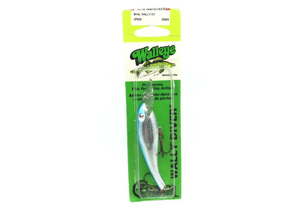 Cotton Cordell Wally Diver Shallow CF606 Blue and Silver Color New on – My  Bait Shop, LLC