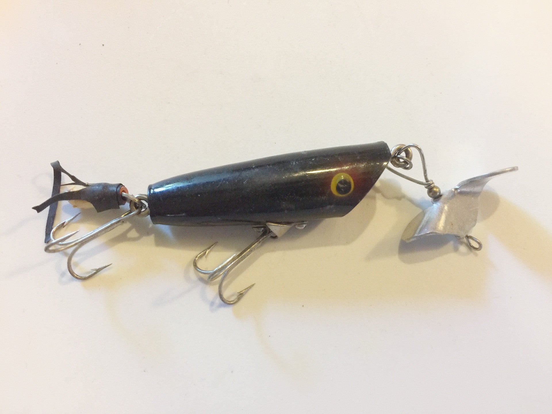 Arbogast Sputterbug Lure Black – My Bait Shop, LLC