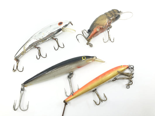 Lot of Four Fishing Warriors
