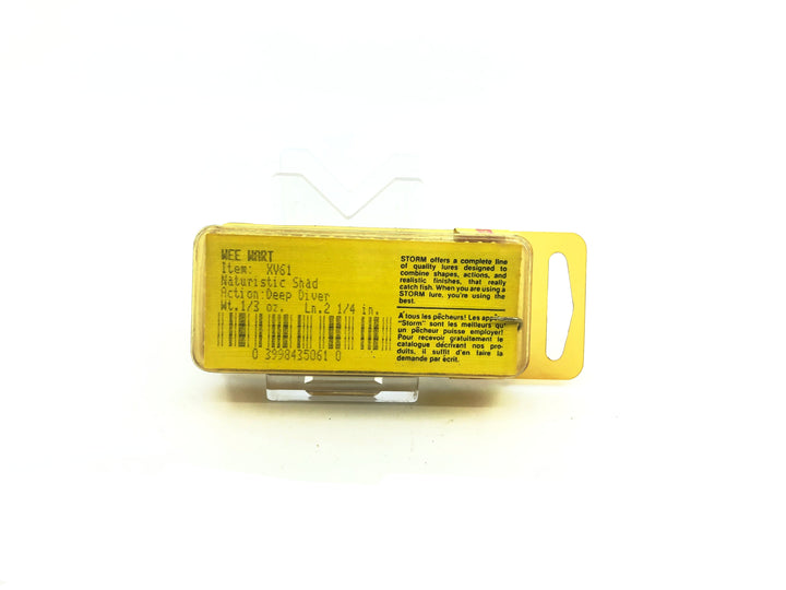 Storm Wee Wart XV61 Naturistic Shad Color New in Box